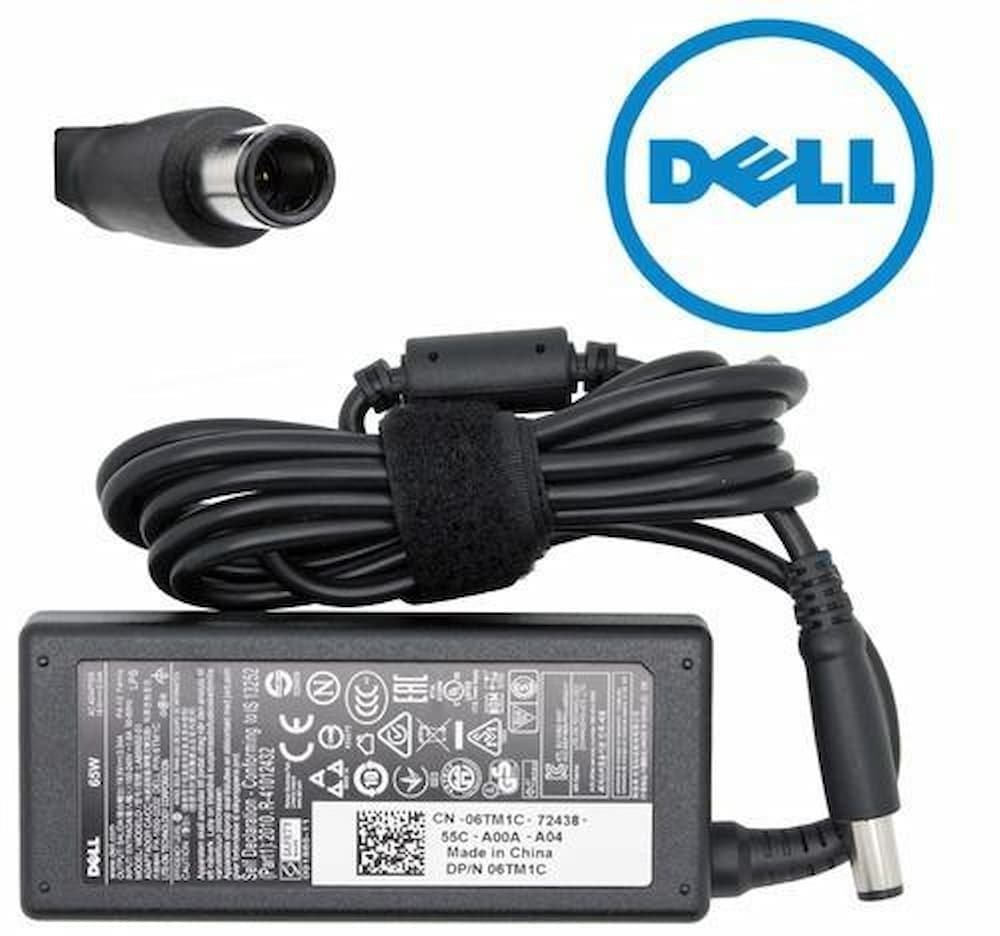 Dell 90W Laptop Charger 19.5V 4.62A | Original Dell AC Adapter | Power Supply Charger for Inspiron Latitude Vostro